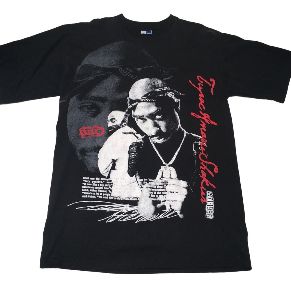 VTG 90s TUPAC Shakur Bootleg Reptees Hip Hop